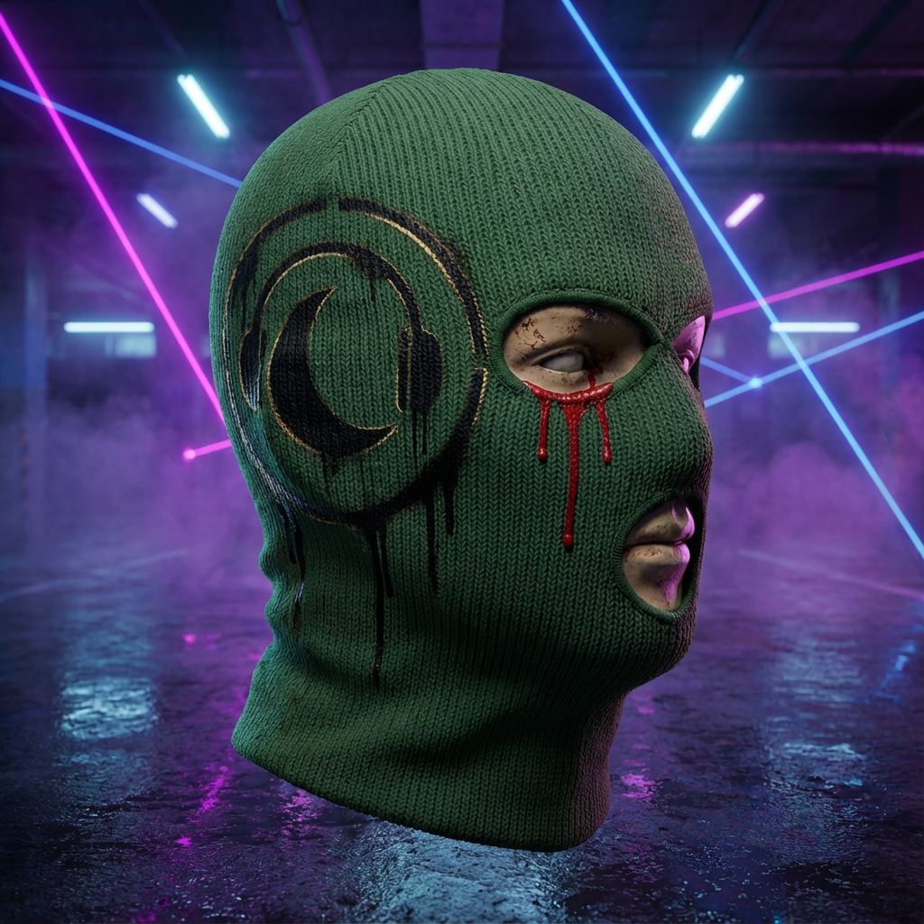 Techno Balaclava // RED TEAR worn