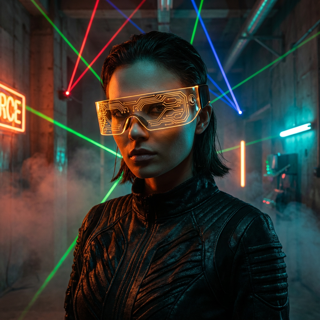 Cyber Visor // PROTOCOL V1 worn